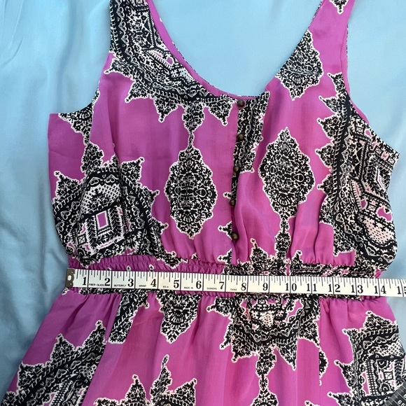 100% silk dress - size Large - lined to the knee - Picture 6 of 11